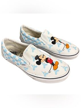 Vans Disney 50th Anniversary Mickey Mouse Loafer Shoes Mens Size 11
